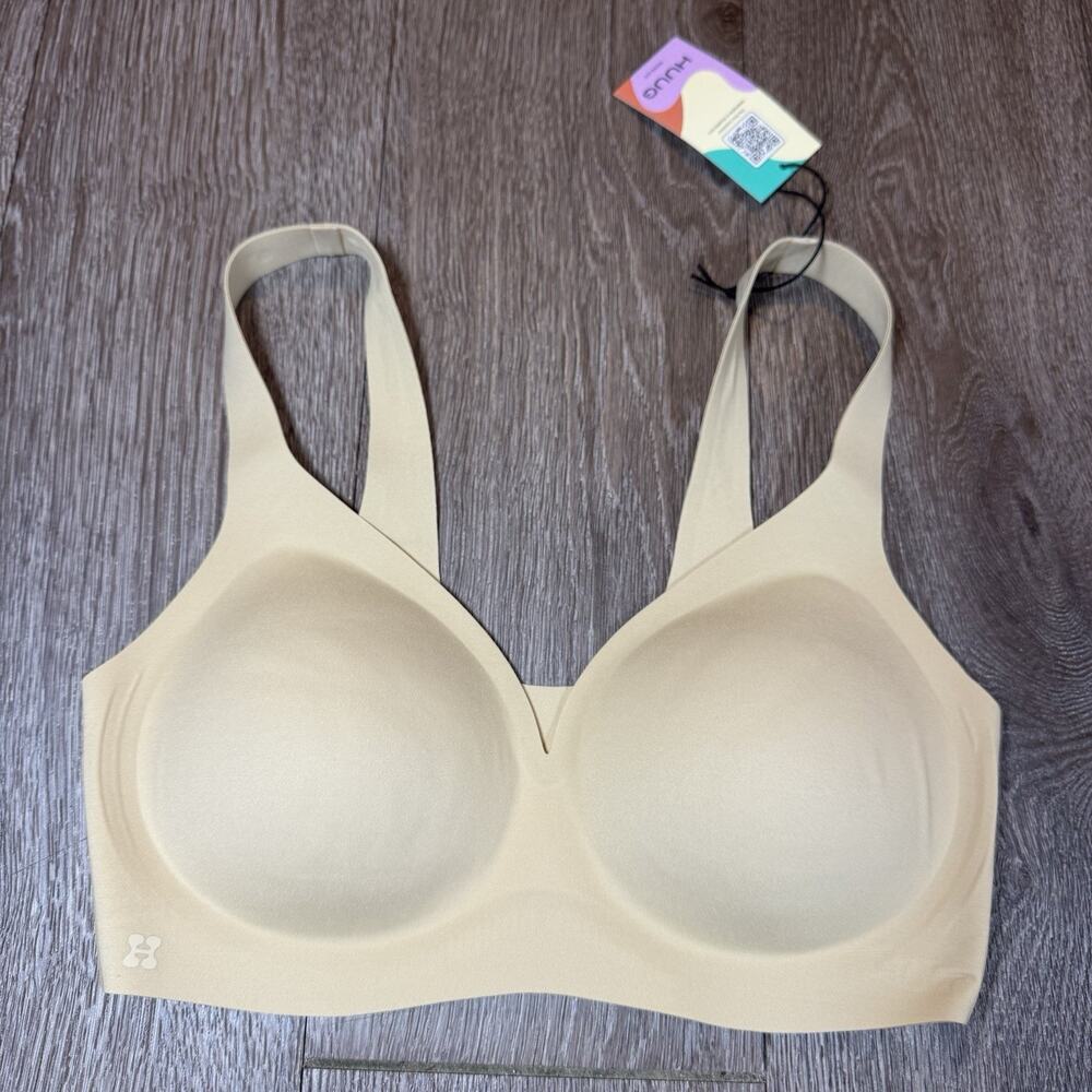 HUUG Stone 03 Wireless Seamless Bra H250005 Small NWT Washable Dryable